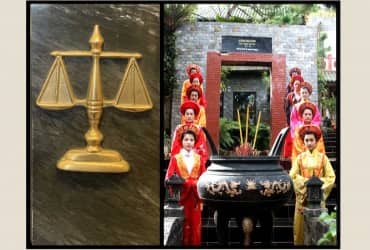 CÁN CÂN CÔNG LÝ DƯỚI CỔNG MẶT TRỜI
