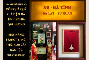 GIỚI THIỆU TÁC PHẨM THÊU HÀ TĨNH 