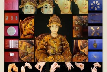NGHỆ THUẬT THÊU CHÂN DUNG MỘT MẶT