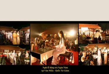 Nghi lễ dâng trà Ngàn Năm tại Văn Miếu - Quốc Tử Giám 